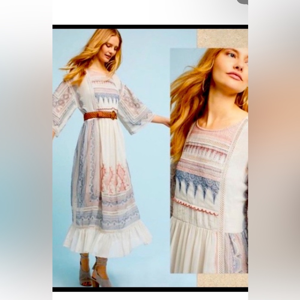 Maeve Bohemian oversized Dress XS